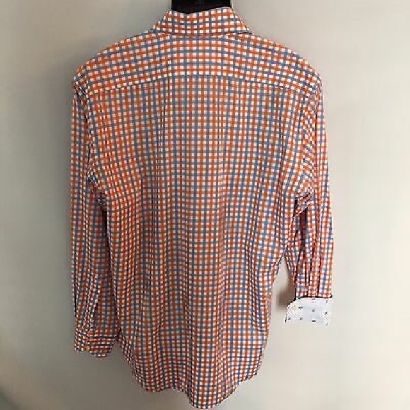 Harry Nicholas shirt sz L, LS FLIP CUFFS casual - Picture 7 of 7